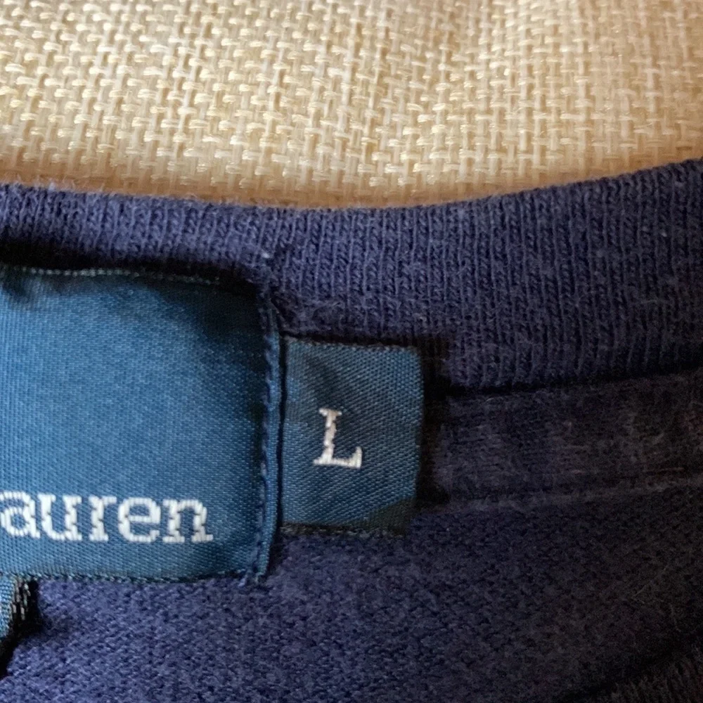 Polo by Ralph Lauren blue short sleeve shirt with logo Size Large